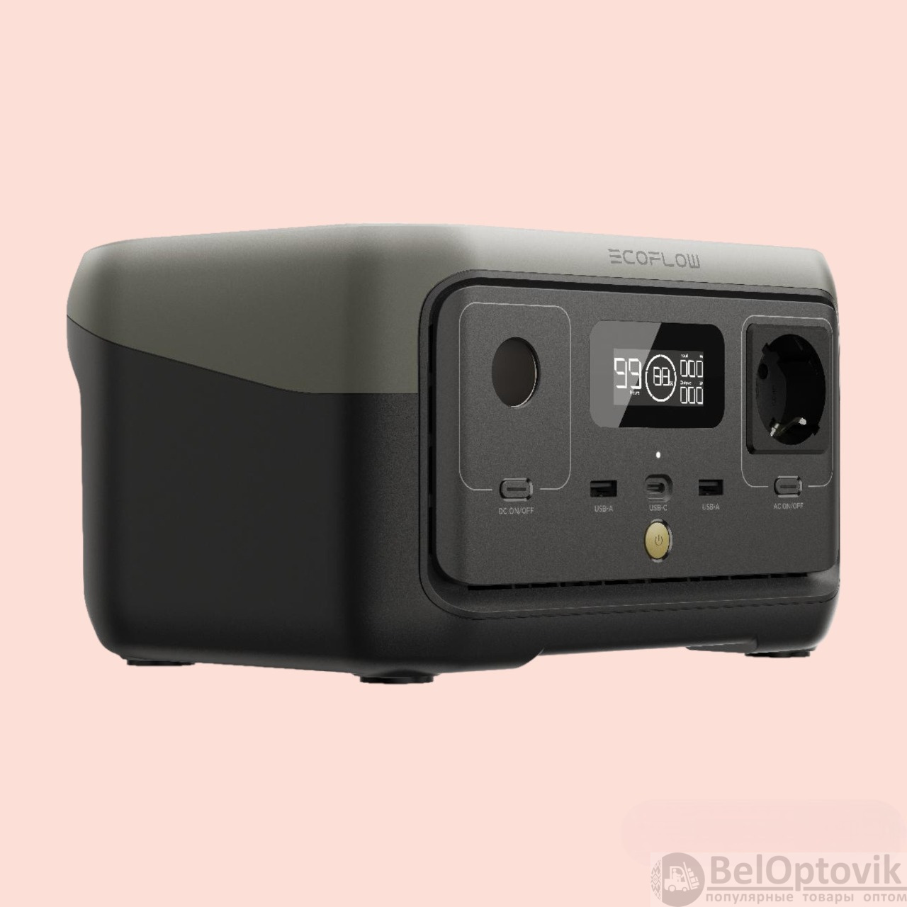 Портативная зарядная станция Power Bank 256 Втч, 3000 циклов зарядки с удаленным управлением / Легкая и компактная